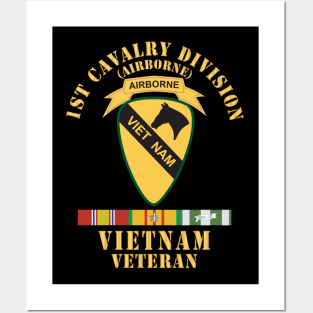 1st Cavalry Division - Airborne - Vietnam Veteran w VN SVC X 300 Posters and Art